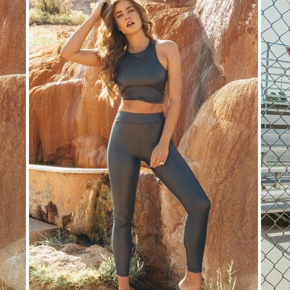 Life Clothing Company Tops - Metallic Gold Yogi Set